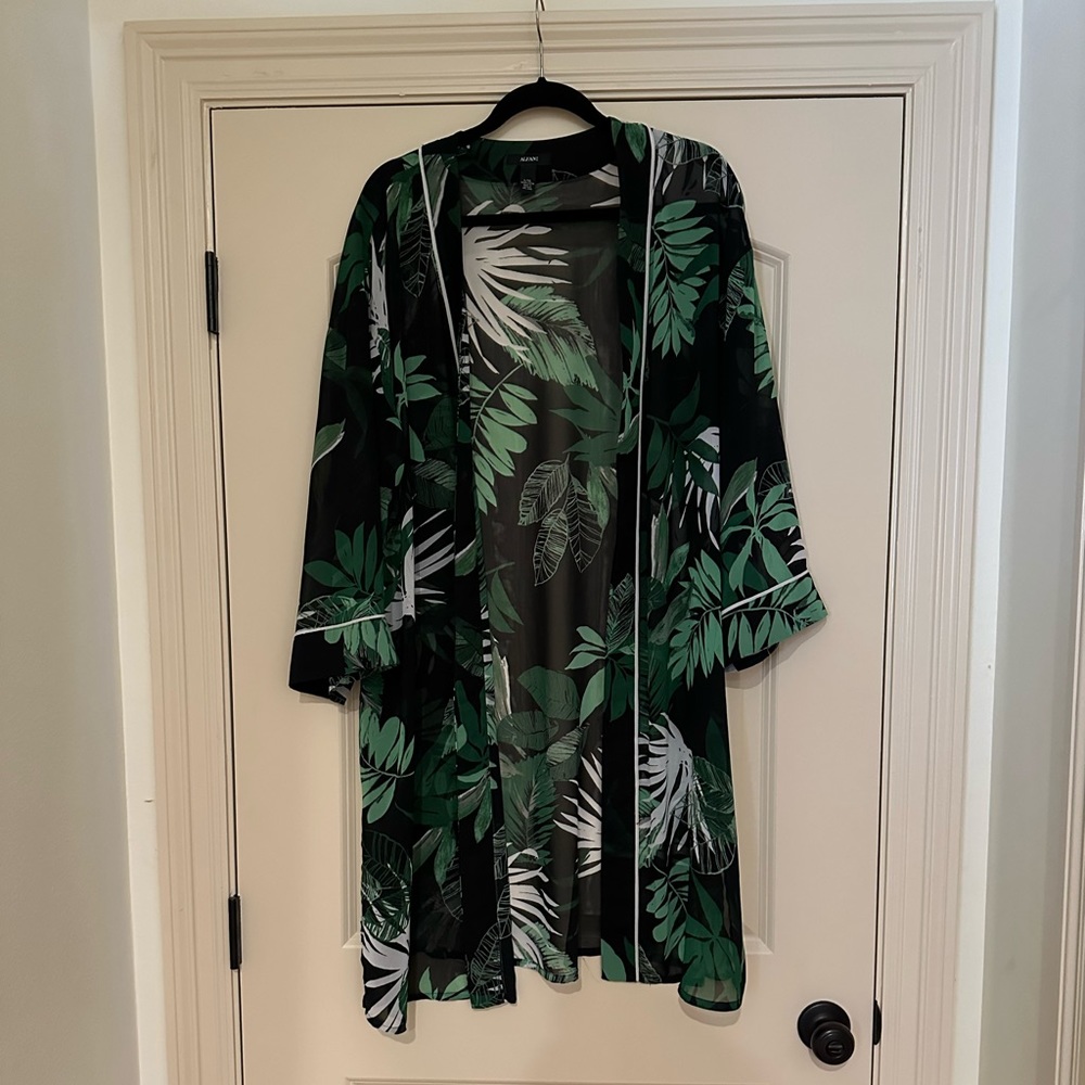Tropical lightweight cardigan
